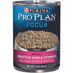 PURINA PRO PLAN Focus Sensitive Skin & Stomach Salmon & Rice Entree