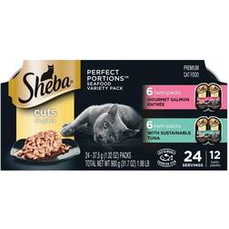 Sheba Perfect Portions Cuts in Gravy Salmon & Tuna Multipack 24x37.5g
