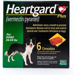 Merial Heartgard Plus Chewables 26-50lbs 6