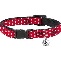 Buckle-Down Polka Dot Minnie Mouse Cat Collar