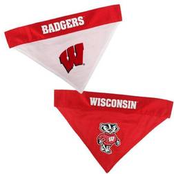Pets First Wisconsin Reversible Bandana for Dogs, Small/Medium, Multi-Color