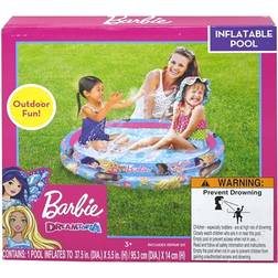 Barbie 2-Ring Inflatable Pool