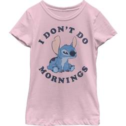 Fifth Sun Big Girls Disney Lilo Stitch Mornings T-shirt Female