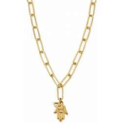 ChloBo Mother and Child Bead Chain Necklace Gold