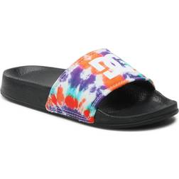 DC Slide Sandaler og Tøfler - Black/Red Print