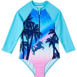 Limited Too Toddler Girls Unicorn 1 Pc Tropical Rashguard Sizes 2T-4T