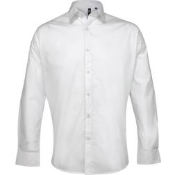 Premier Ekologisk Fairtrade-certifierad Chambray-skjorta för män Indigo Denim