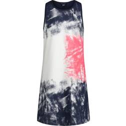 Tommy Hilfiger Girl's Big Kids' Brushstroke Tank Dress White/Navy/Pink