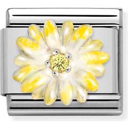 Nomination Classic Flower with CZ Charm