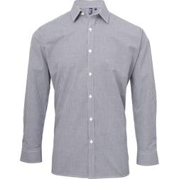 Premier Microcheck Long Sleeve Shirt - Mens