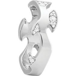 Georg Jensen Fusion Mittring Vitguld Pavé Diamanter
