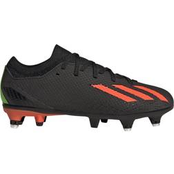 adidas Junior Speedportal.3 Soft Ground - Core Black/Solar Red/Solar Green