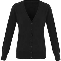 Premier Cardigan Acrilico Essenziale Per Donna - Nero/Blu