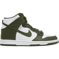 NIKE Dunk High GS - White/Cargo Khaki