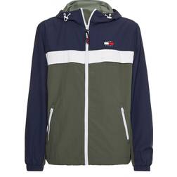 Tommy Jeans Colour-Blocked Chicago Windbreaker TUSCAN