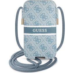 Guess Pouch 4G Logo Medium Blå