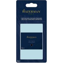 Blækbeholder Standard Intense Sort (8) Waterman S0110850, 30stk