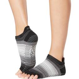 ToeSox Womens/Ladies Static Half Toe Socks (Black)