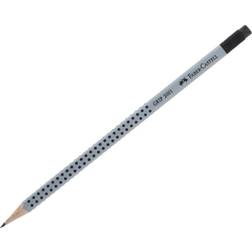 Faber-Castell Grip 2001 Pencil HB Plus Eraser Tip Graphite, Graphite