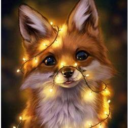 Iso Trade Diamond Embroidery Fox 30x30 cm