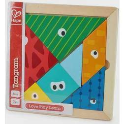 Hape "Barnpussel i trä Tangram Multicolour 8 Delar MDF"