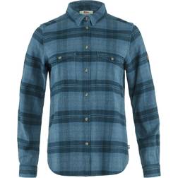 Fjällräven Övik Heavy Flannel Shirt W - Peach Sand-Desert Brown