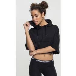 Urban Classics Ladies Cropped Hooded Poncho, T-shirts och färg