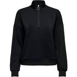 Only JDY Sweatshirt Mit Ärmeln - Schwarz