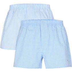 HUGO BOSS Boxer - Blu Chiaro/Bianco