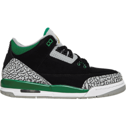 Nike Air Jordan 3 Retro GS - Black/Silver/White/Pine Green