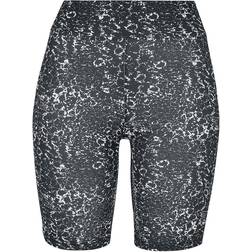 Urban Classics Ladies Tie Dye High Waist Cycle Shorts Tracksuit Trousers