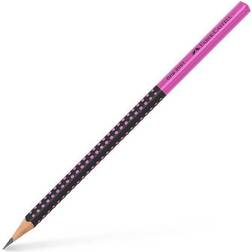 Faber-Castell grip blyant, black/pink