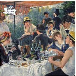 Adult Jigsaw Puzzle Pierre Auguste Renoir: Luncheon of the Boating Party (1000-Piece Jigsaw Puzzles) (Hardcover)