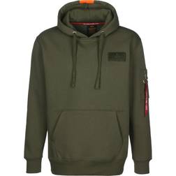 Alpha Industries Collegepaita Red Stripe - Meleerattu Harmaa/Tulenpunainen/Valkoinen