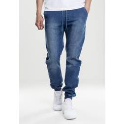 Urban Classics Denim Jogginghose - Bleu