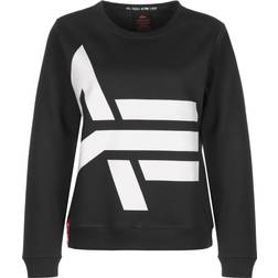 Alpha Industries Side Logo Pullover - Schwarz