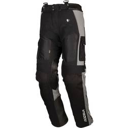 Modeka AFT Air Motorcycle Textile Pants, black-grey