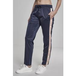 Urban Classics Ladies Button Up Track Pants - Blau
