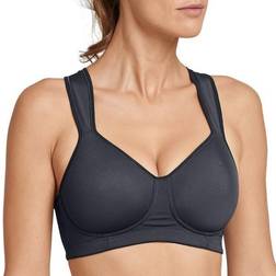 Schiesser Active Sport Support Bra Anthracite