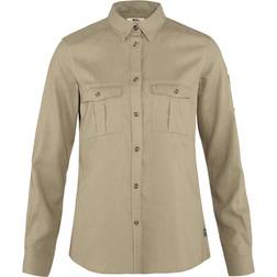 Fjällräven Övik Travel Shirt LS Women Sand Stone-195