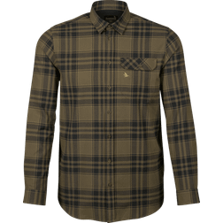Seeland Men's Highseat Shirt Burnt Olive Langärmelige Hemden