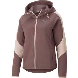 Puma Evostripe Full-Zip Hoodie Women, Dusty Plum, Medium, Clothing