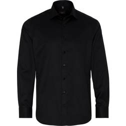 Eterna Cover Comfort Fit Shirt - Black