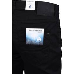 Brax Herren Hose mit Label-Patch - Schwarz