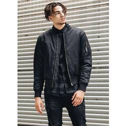 Urban Classics Basic Bomber Jacket - Zwart