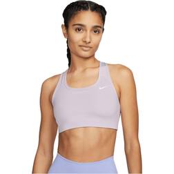 Nike Dri-fit Swoosh Sport-bh - Mauve