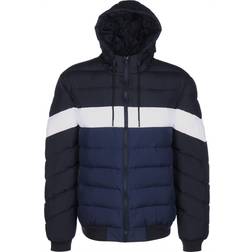 Urban Classics Colorblock Bubble Jacka Jackor - Midnattmarinblå/Mörkblå