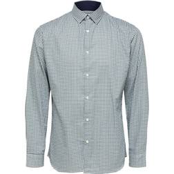 Selected Slim Fit Shirt - Red/Blue/White