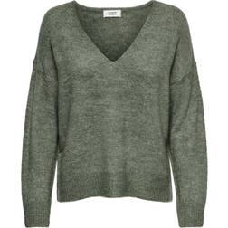 Only Jacqueline de Yong Elanora Sweater - Green/Kalamata