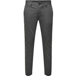 Only & Sons Onsmark Slim Chinobroek Zwart